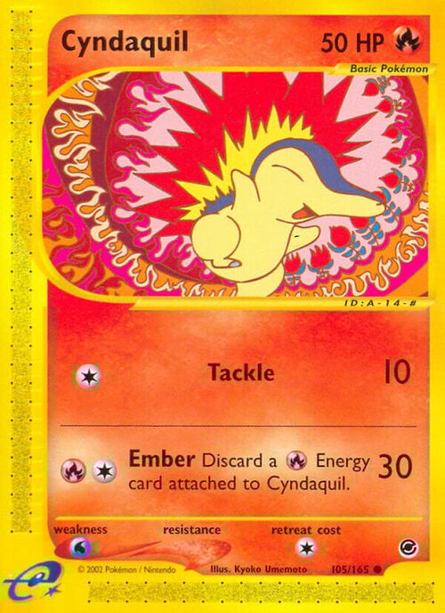 Cyndaquil Card Front