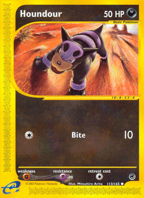 Houndour Card Front