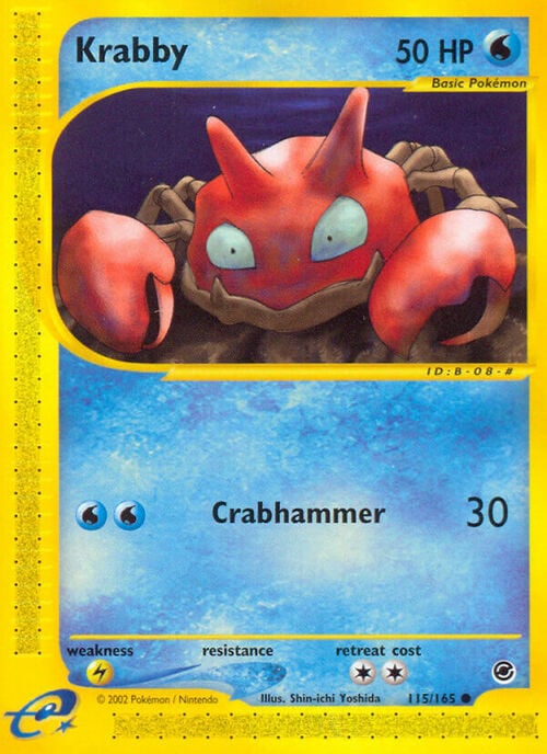 Krabby Card Front