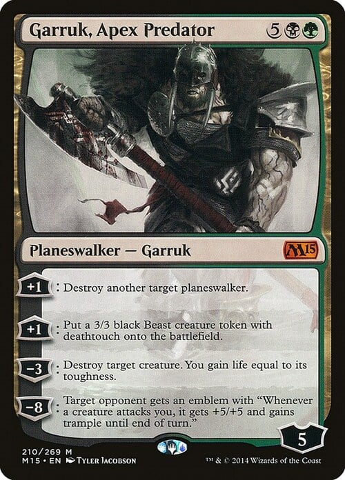 Garruk, Predatore Supremo Card Front