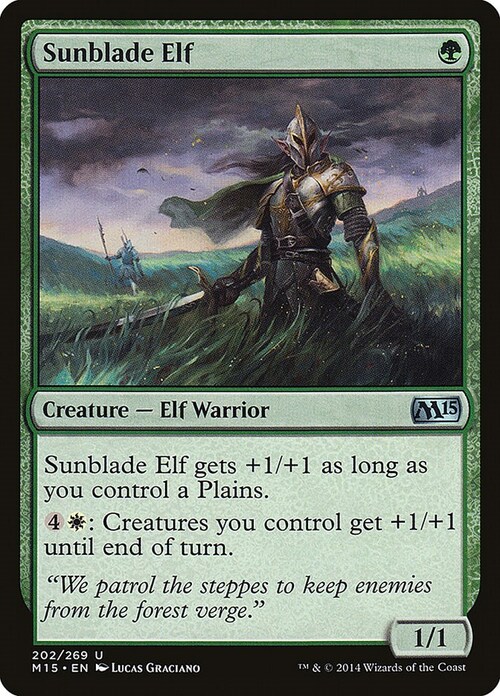 Sunblade Elf Card Front