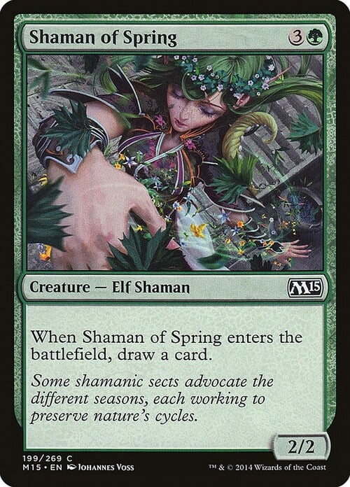 Sciamana della Primavera Card Front