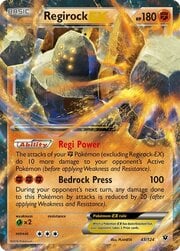 Regirock EX [Regi Power | Bedrock Press]