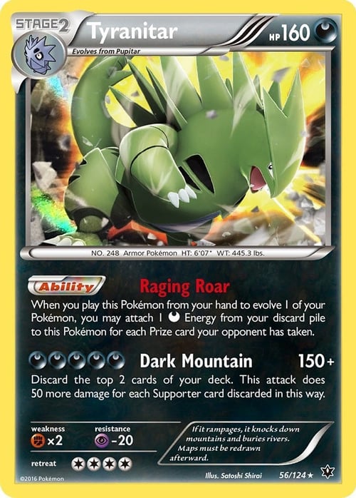 Tyranitar Card Front
