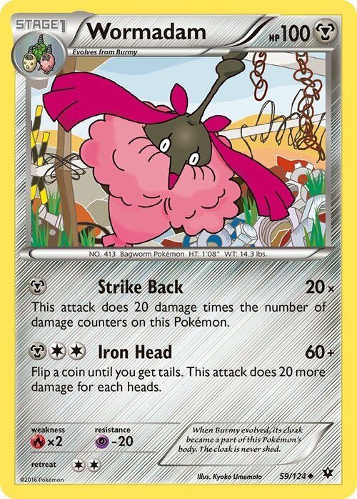 Wormadam [Strike Back | Iron Head] Card Front