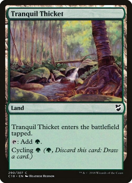 Tranquil Thicket Card Front