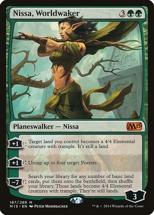 Nissa, despertadora del mundo Frente