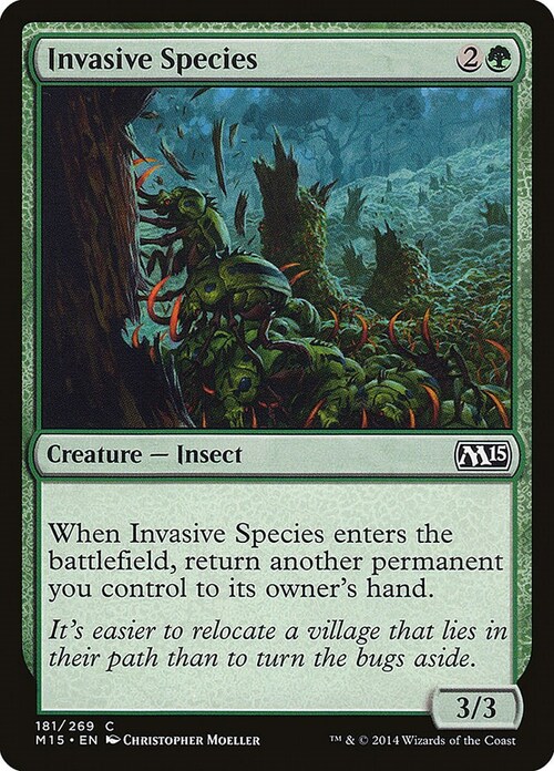 Specie Invasiva Card Front