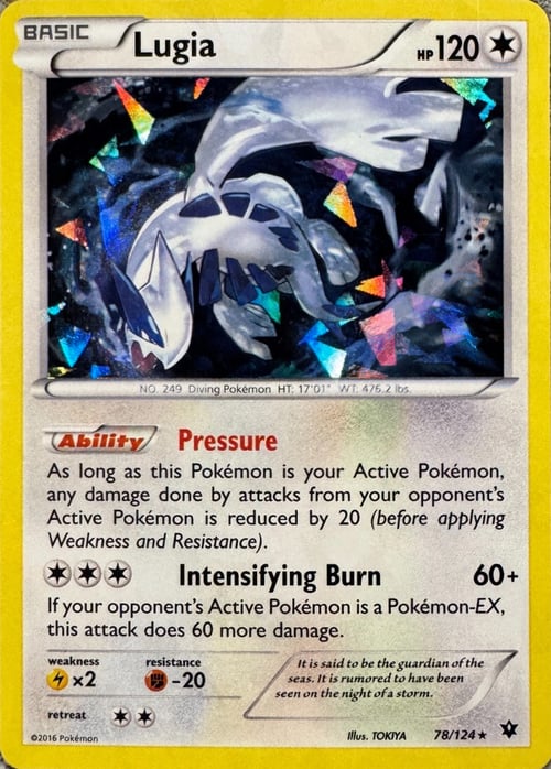 Lugia Card Front