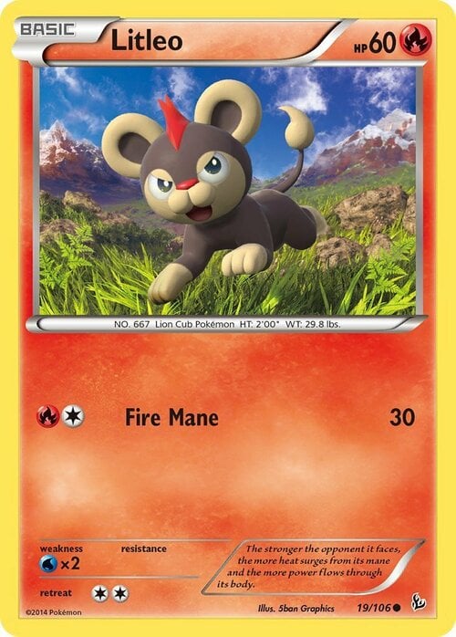 Litleo [Fire Mane] Card Front