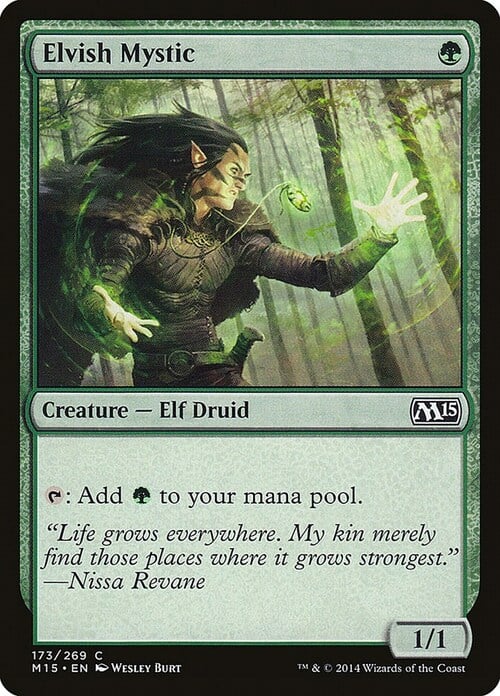 Elvish Mystic Card Front
