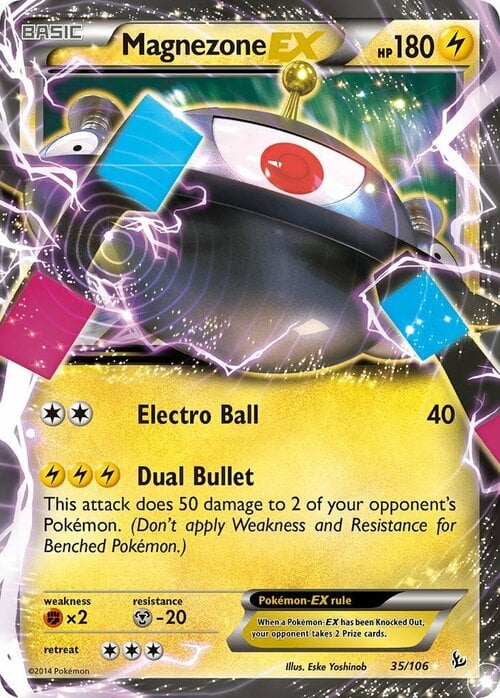 Magnezone EX Card Front