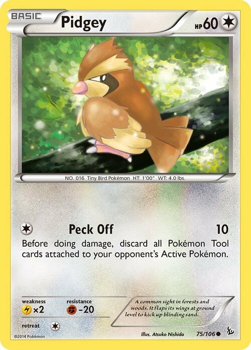 Pidgey Card Front