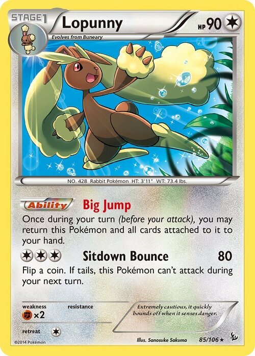 Lopunny Card Front