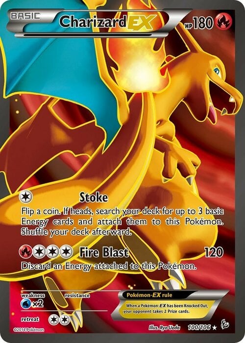 Charizard EX Card Front