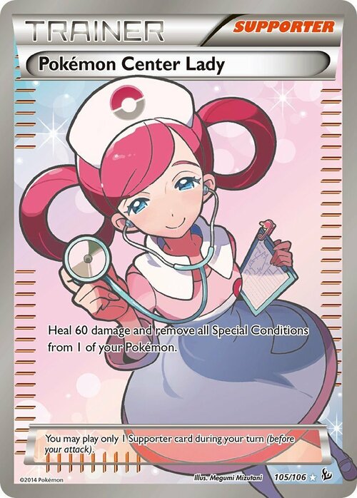 Pokémon Center Lady Card Front