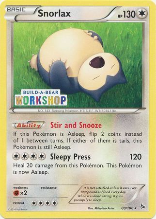 Snorlax Card Front