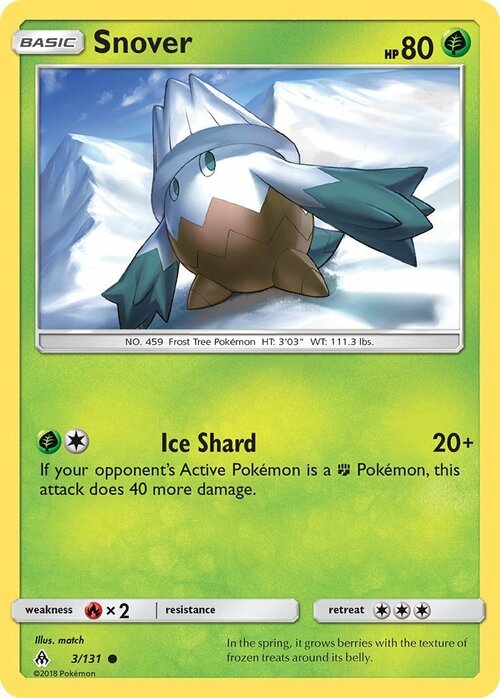 Snover [Ice Shard] Card Front