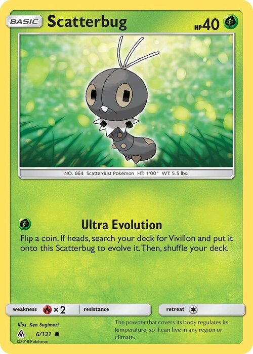 Scatterbug [Ultra Evolution] Card Front
