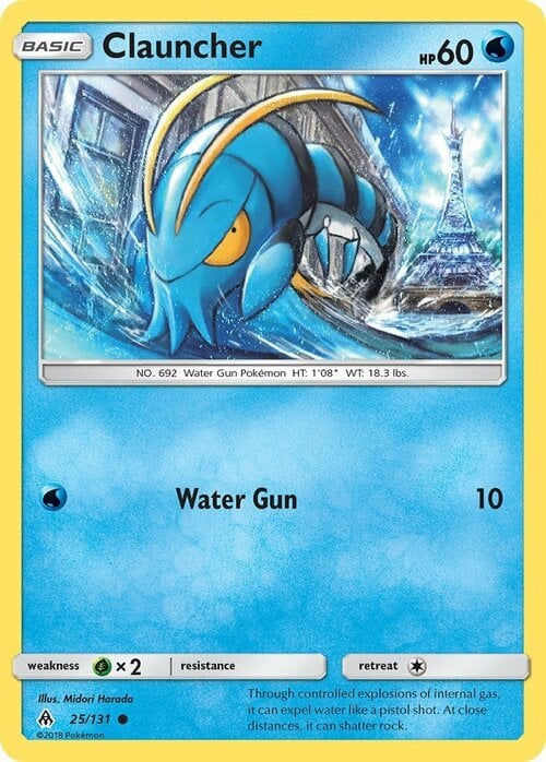 Clauncher [Water Gun] Card Front