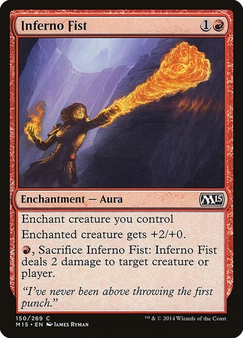 Inferno Fist Card Front