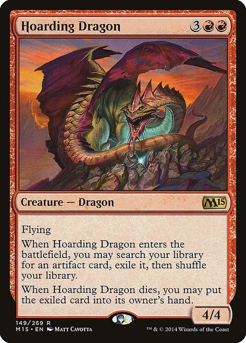 Hoarding Dragon Card Front