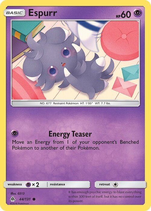 Espurr [Energy Teaser] Card Front