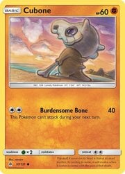 Cubone [Burdensome Bone]