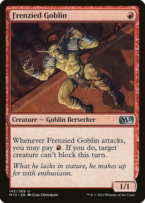 Frenzied Goblin Card Front