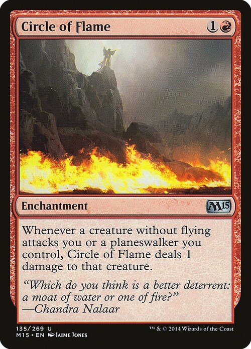 Circle of Flame Card Front