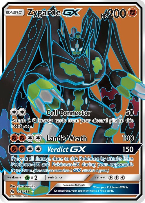 Zygarde GX Card Front