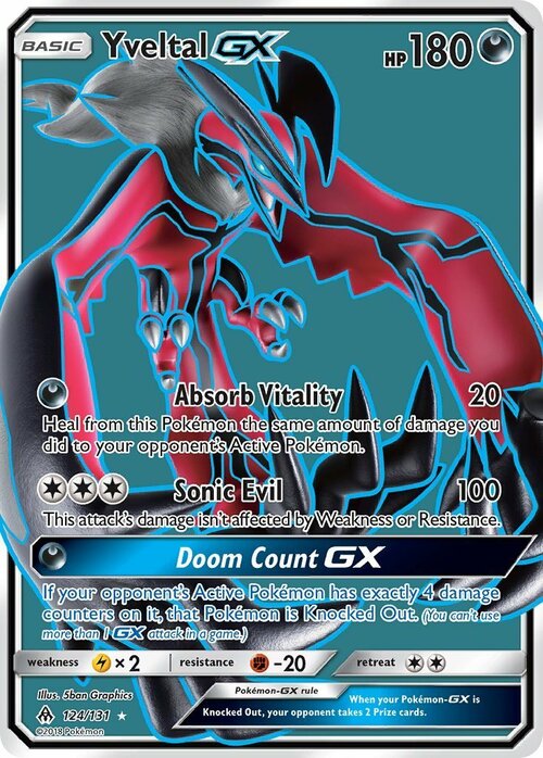 Yveltal GX Card Front