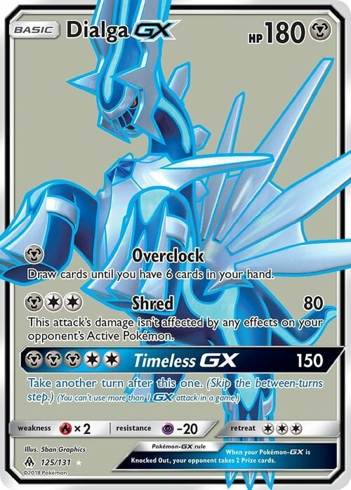 Dialga GX Card Front