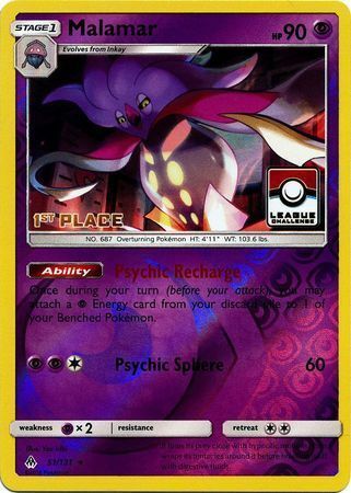 Malamar [Psychic Recharge | Psychic Sphere] Card Front