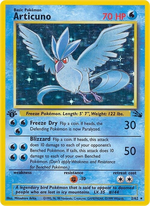 Articuno [Freeze Dry | Blizzard] Card Front