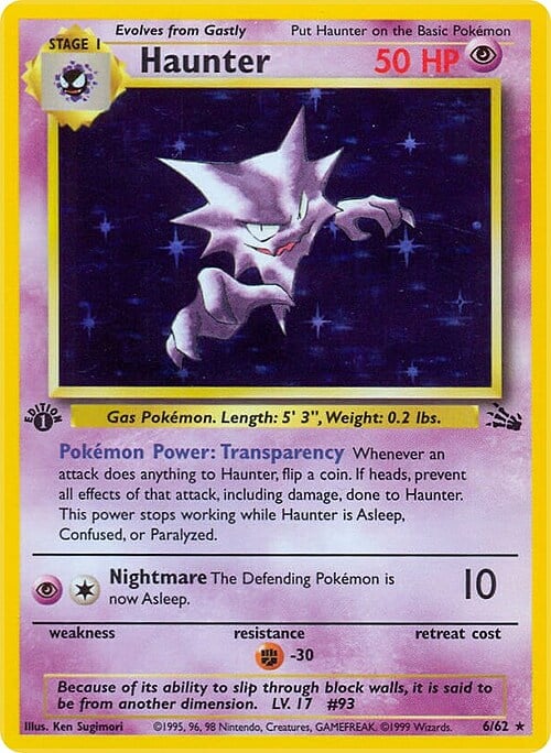 Haunter [Transparency | Nightmare] Card Front