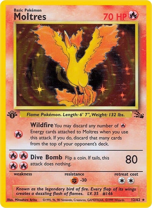 Moltres [Wildfire | Dive Bomb] Card Front