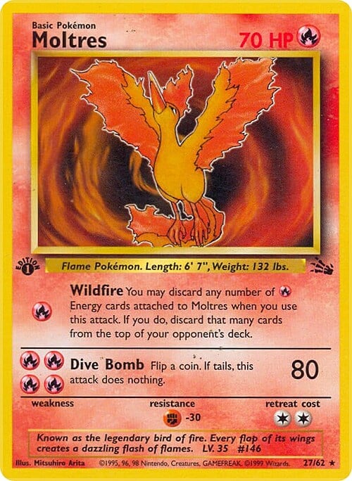 Moltres [Wildfire | Dive Bomb] Card Front