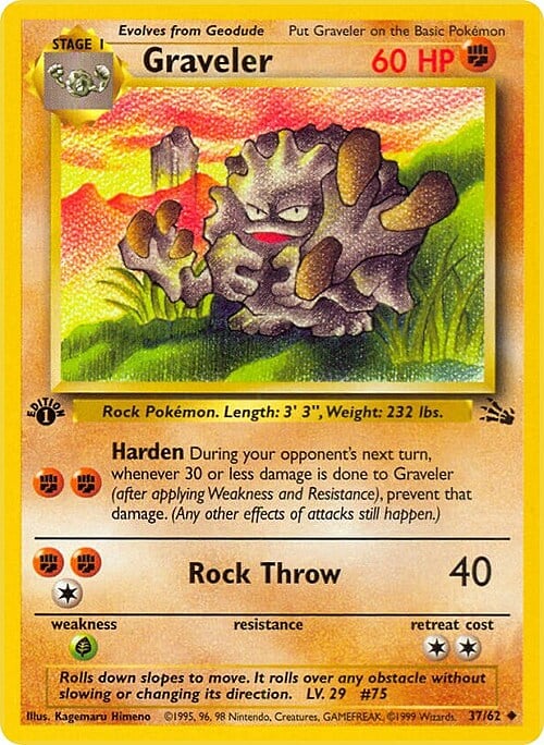 Graveler Card Front