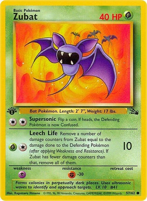 Zubat [Supersonic | Leech Life] Card Front