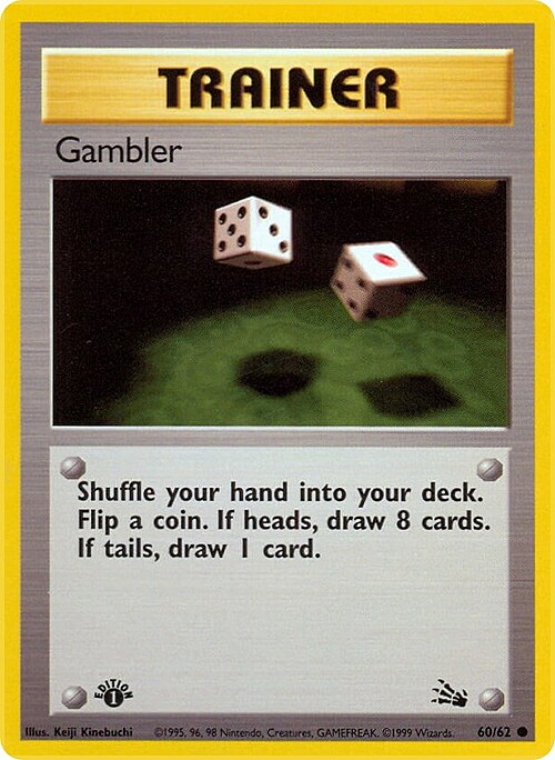 Gambler Card Front