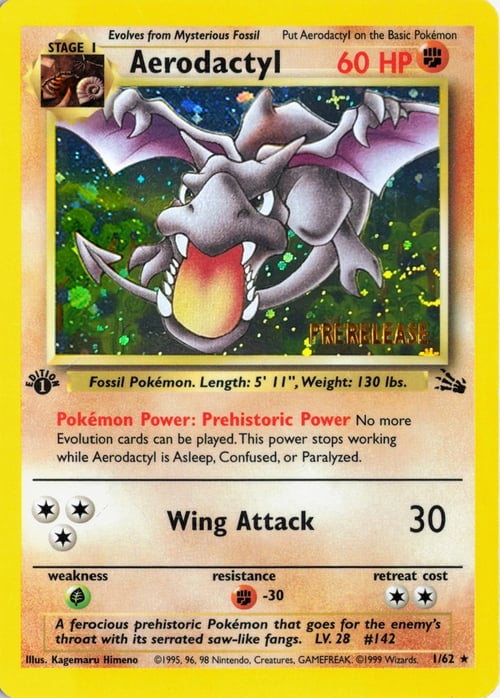 Aerodactyl Card Front