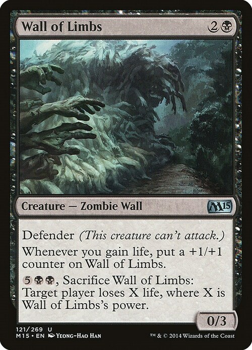Wall of Limbs Card Front