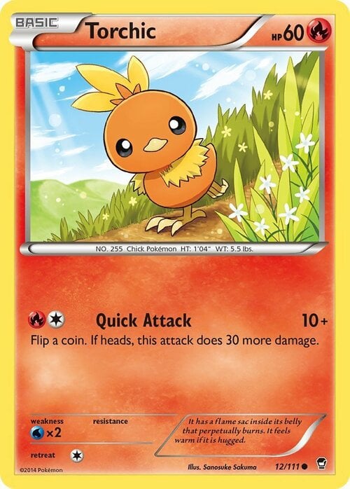Torchic Card Front