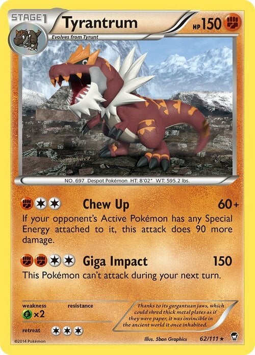 Tyrantrum Card Front