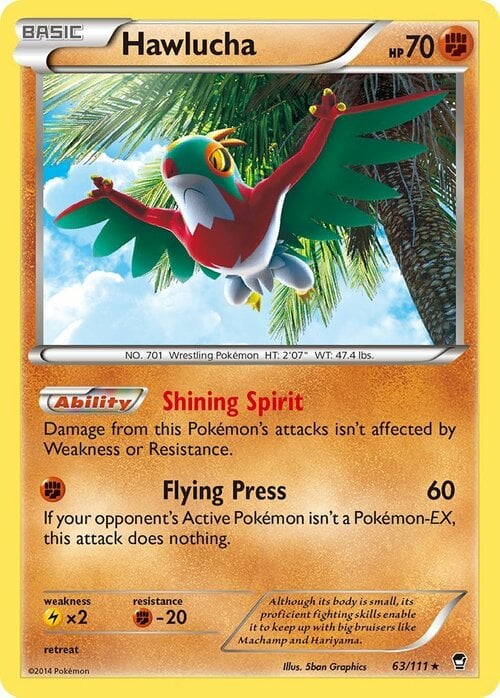 Hawlucha Card Front
