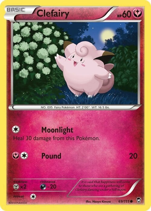 Clefairy Card Front