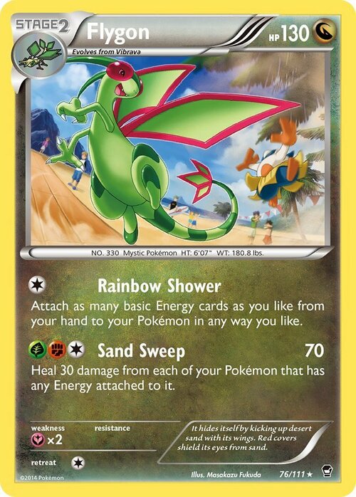 Flygon Card Front