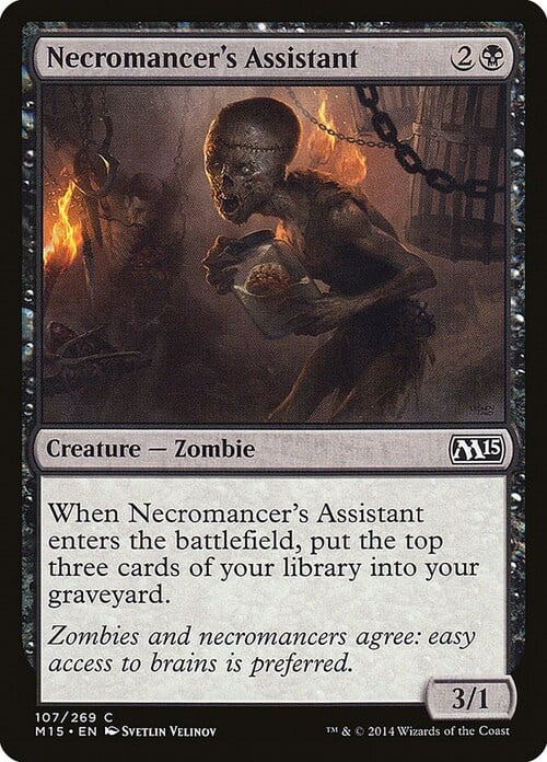 Necromancer's Assistant Card Front