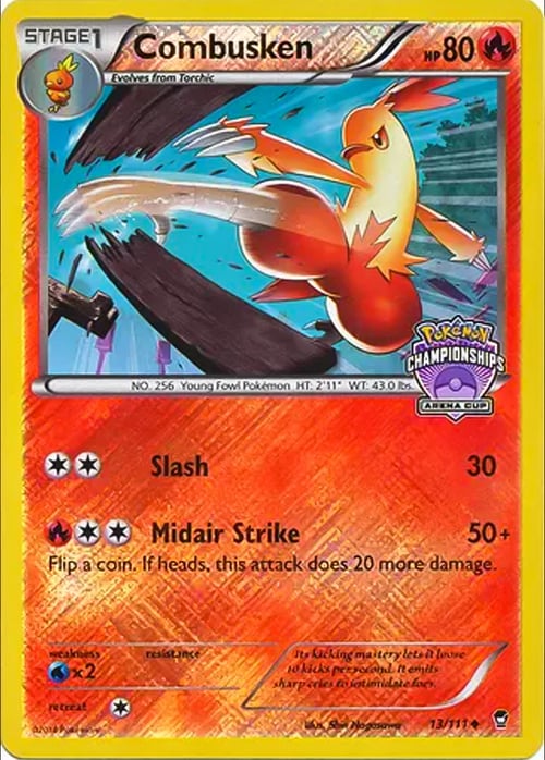 Combusken Card Front